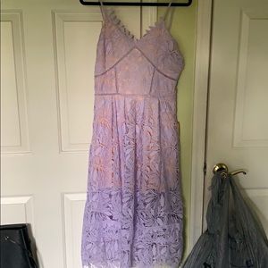 Few Moda New York Lilac cutout dress
